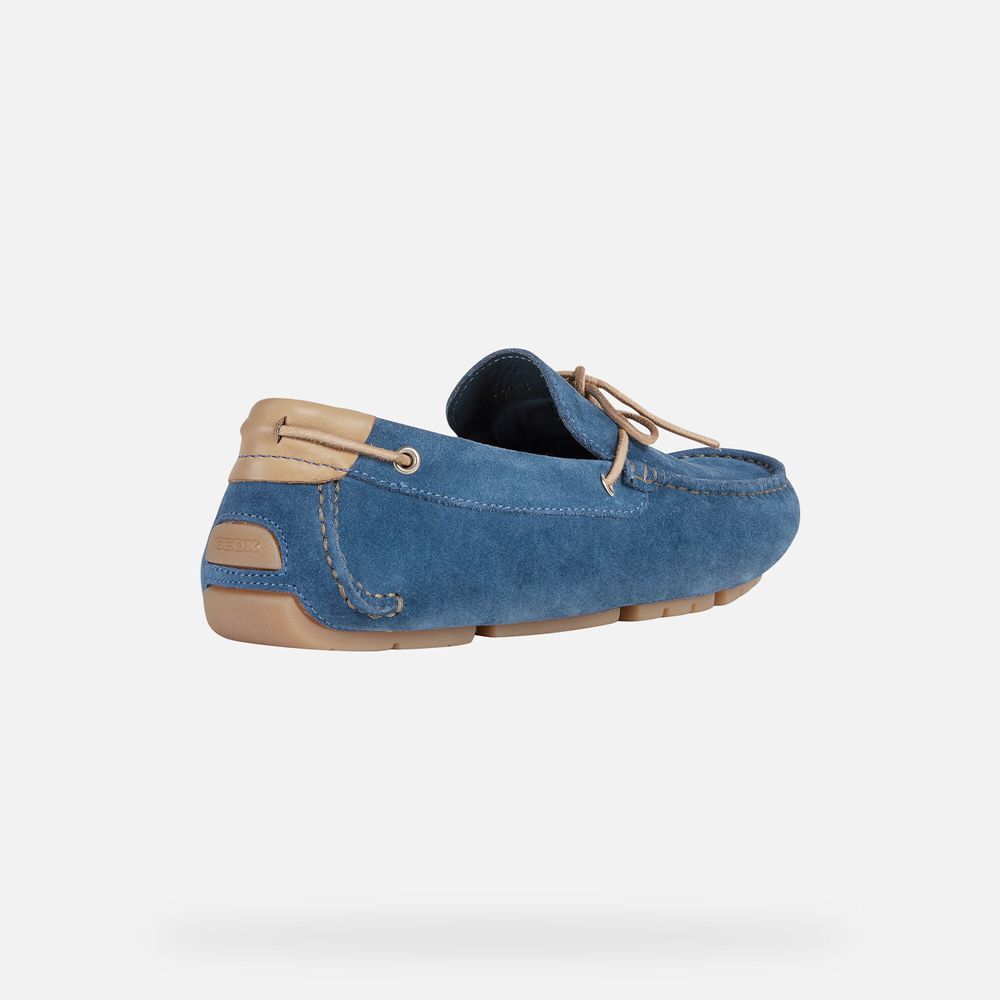 Geox Loafers Blue Melbourne - Geox Mens Shoes - AYRZUG675